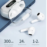 Wireless Bluetooth Earphones HIFI Stereo Waterproof Sports Headphones TWS Mic HD Call Headset LED Display Music Gaming Earbuds