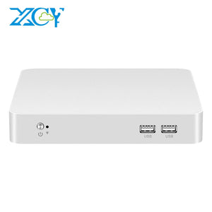 XCY Office Mini PC Intel i7 4500U i5 4200U 3317U Support Windows 10 Linux HDMI VGA Display WiFi Gigabit Ethernet THPC Barebone