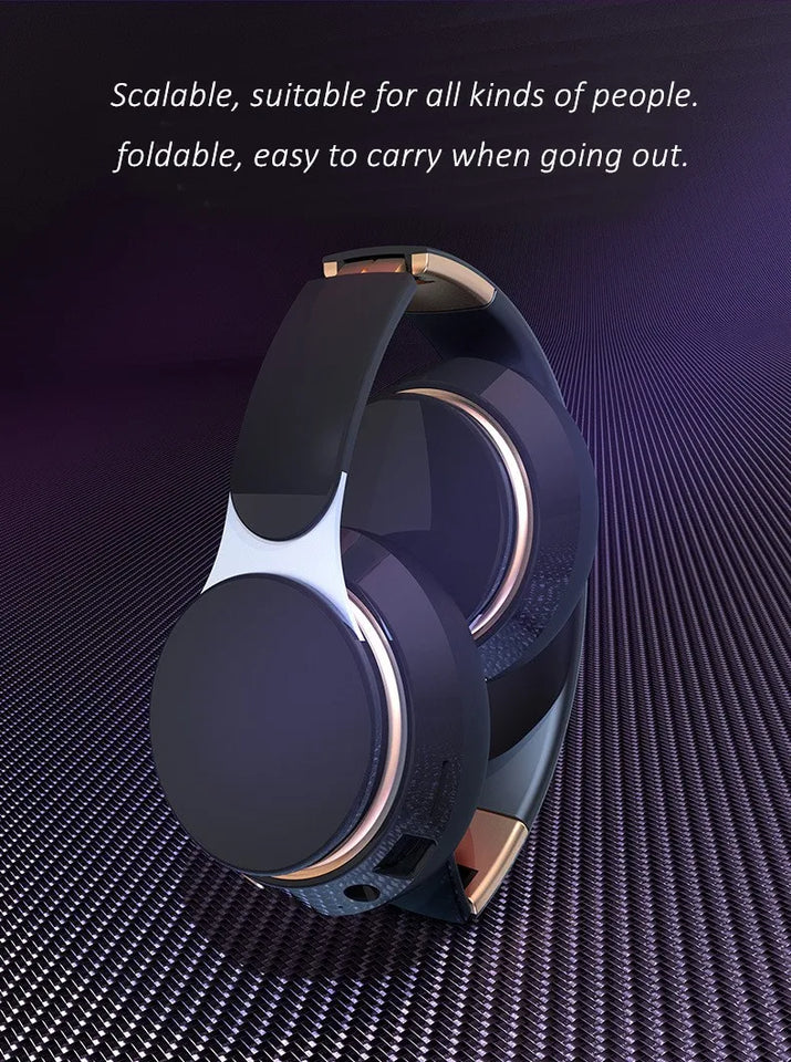 Wireless TV Headphones Bluetooth 5.0 USB Adaptor Stereo Headset Foldable Helmet Earbuds with Mic for Samsung Xiaomi TV PC Music