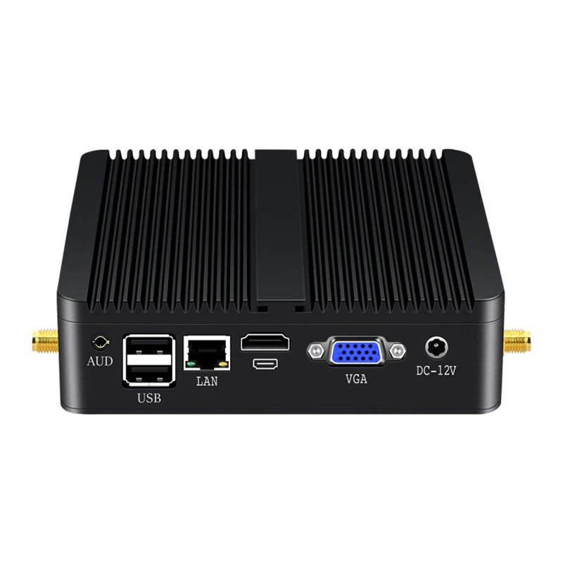 Tolibek HTPC Fanless Mini PC Windows 10 Intel Core i3 5005U i5 4200U Celeron 2955U DDR3L WiFi HDMI 8*USB Office Mini Computer