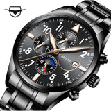 2019 The latest design of the multi-function gear sport diving watch movements leisure fashion men's wrist watch men Automatic