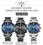 2019 The latest design of the multi-function gear sport diving watch movements leisure fashion men's wrist watch men Automatic