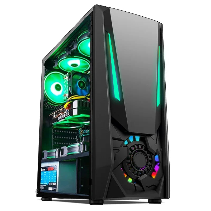 Aotesier Gaming PC A8 7680CPU 8G/16G RAM 500G SSD Windows 10 Pro Key Assembly Machine Cheap Gaming Desktop Computer pc gamer