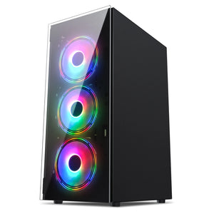 Game Desktop Host Core I3 i5 i7 i9 8G RAM 120GB 256GB 512GB SSD Power Supply PC Gaming Desktop Computer with Graphic car