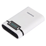 HAWEEL DIY 4X 18650 Battery (Not Included) 10000MAh Power Bank Shell Box with 2 USB Output & Display for Smartphones-B