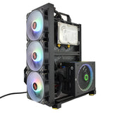 Open Computer Case Frame DIY Creative Rack Mini ITX MATX Gamer Cabinet ATX Air/Water Cooler 360 Desktop PC Gaming Chassis