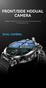 YYHC 2024 Latest 4G Smart Watch Sim Card Built Programmable 1.39 inch Luxury Android 8.1 Smart Watch H10 with GPS WIFI