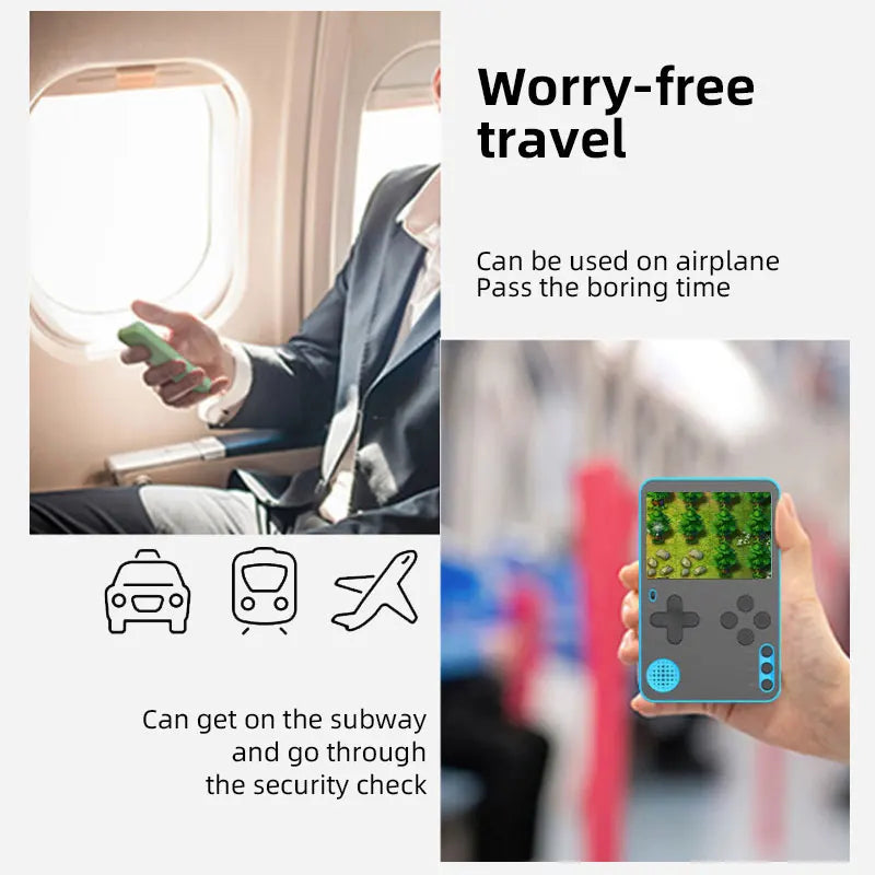 K10 Ultra Thin Handheld Game Console Built-in 500 Classic Games 2.4 Inch Mini Video Games Player Gaming Toy for Kids