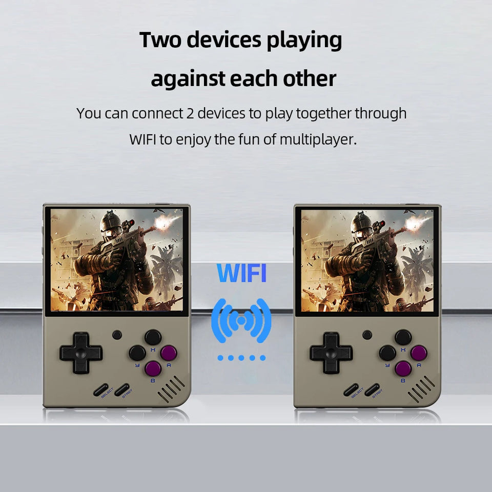 MIYOO Mini Plus Portable Retro Handheld Game Console 3.5-inch IPS HD Screen Children's Gift Linux System Classic Gaming Emulator