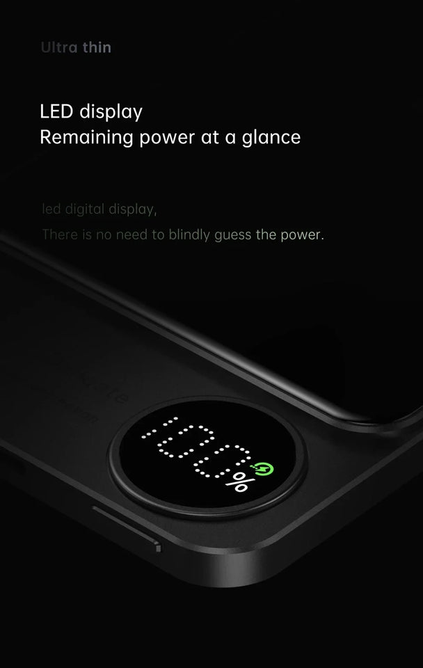 Magnetic Qi Wireless Power Bank PD 20W Fast Charging 20000mAh Portable Powerbank for IPhone 15/14/13/12 Xiaomi Huawei Samsung