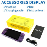 X39 Pro Handheld Game Console 4.5 Inch IPS Screen 3000mAh Rechargeable Video Game Console With 4000+ Games Support 2 Players
