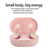 A6S Wireless Earphones Noise Canceling Stereo Deep Bass Headphones With Charging Box For Cell Phone Gaming Laptop Sports