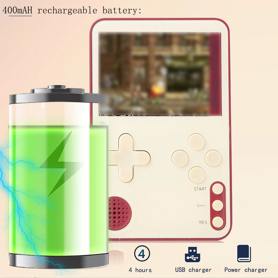 K10 500 in 1 handheld game console card game console retro video game console great gift for children Gamepads