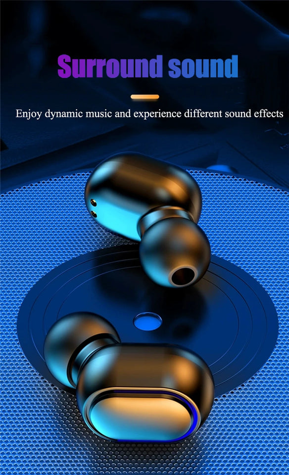 Wireless Bluetooth Earphone Sport Headphone Bass Stereo Headset Mini Earbuds with Microphone for Iphone Xiaomi