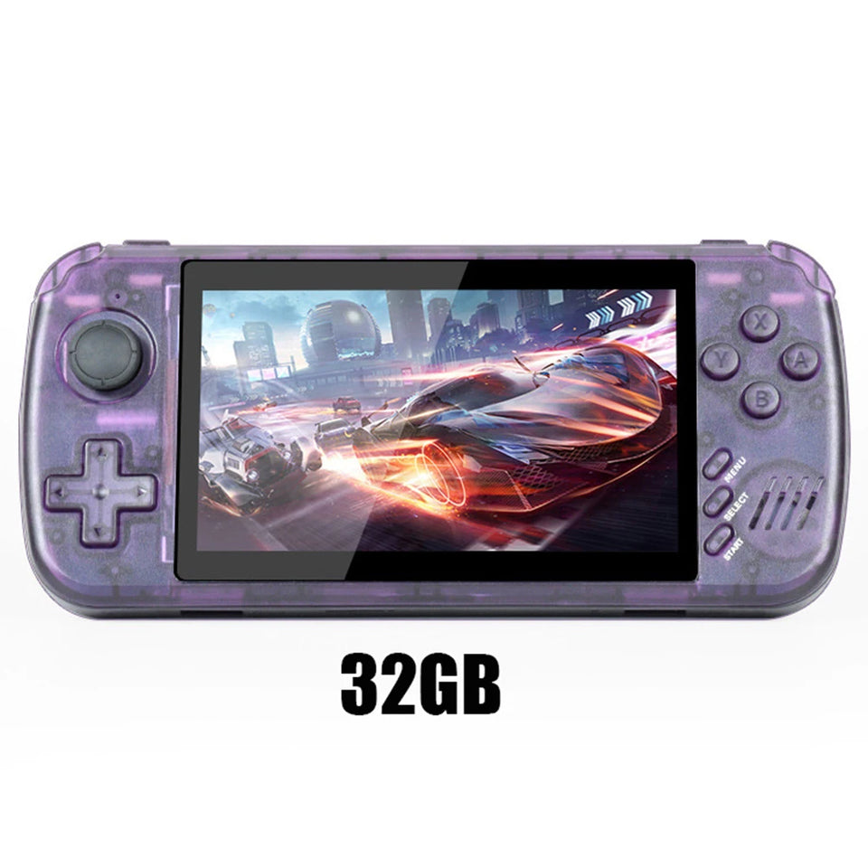 X39 Pro Handheld Game Console 4.5 Inch IPS Screen 3000mAh Rechargeable Video Game Console With 4000+ Games Support 2 Players