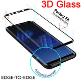 3D Curved Full Cover Tempered Glass for Samsung Galaxy S9 S8 Plus Protective Glass Screen Protector Film for S6 S7 Edge Note 8 9