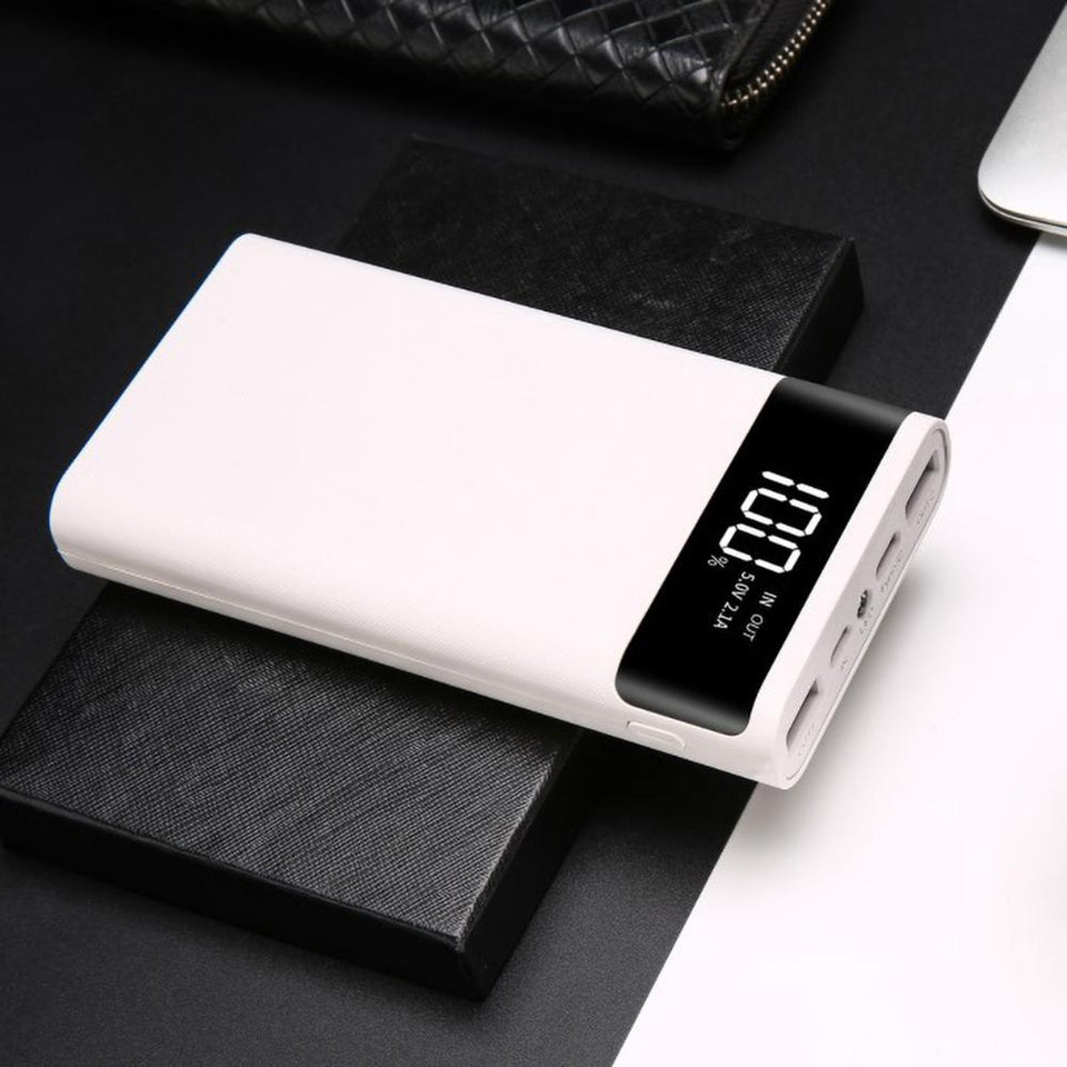 Durable  Power Bank Case Detachable 6x18650 Mobile Battery Charger Box Dual USB Output 20000mAh Power Bank Shell Phone Supply