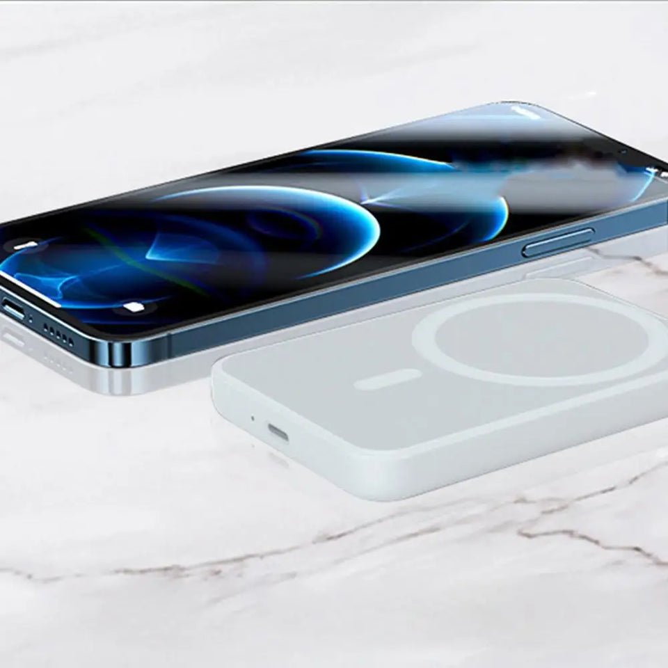 Power Bank Magnetic Foldable Compact Power Bank Portable Charger Fast Charging Large-Capacity Wireless Power Bank For Phone