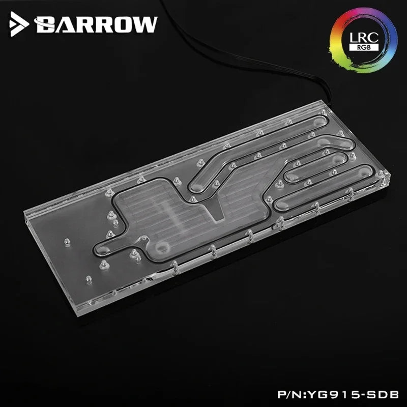 Barrow Distroplate for IN WIN 915 Case YG915-SDB Water Cooling System for PC Gaming 5V 3PIN Waterway Board