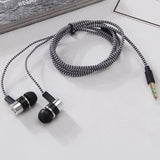 Wired Headphones With Mic In-ear Sports Headphone 3.5 Mm Audio Jack In-Ear Stereo Earbuds Mobile Headphones For Phone Pc