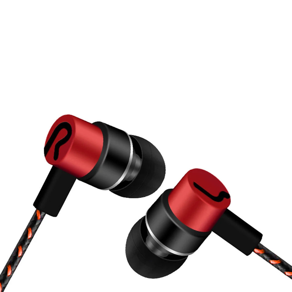 3.5mm Wired Headphones 2 Basic In-Ear Stereo Earbuds Mobile earphones Superb Bass Stereo Effect Headset