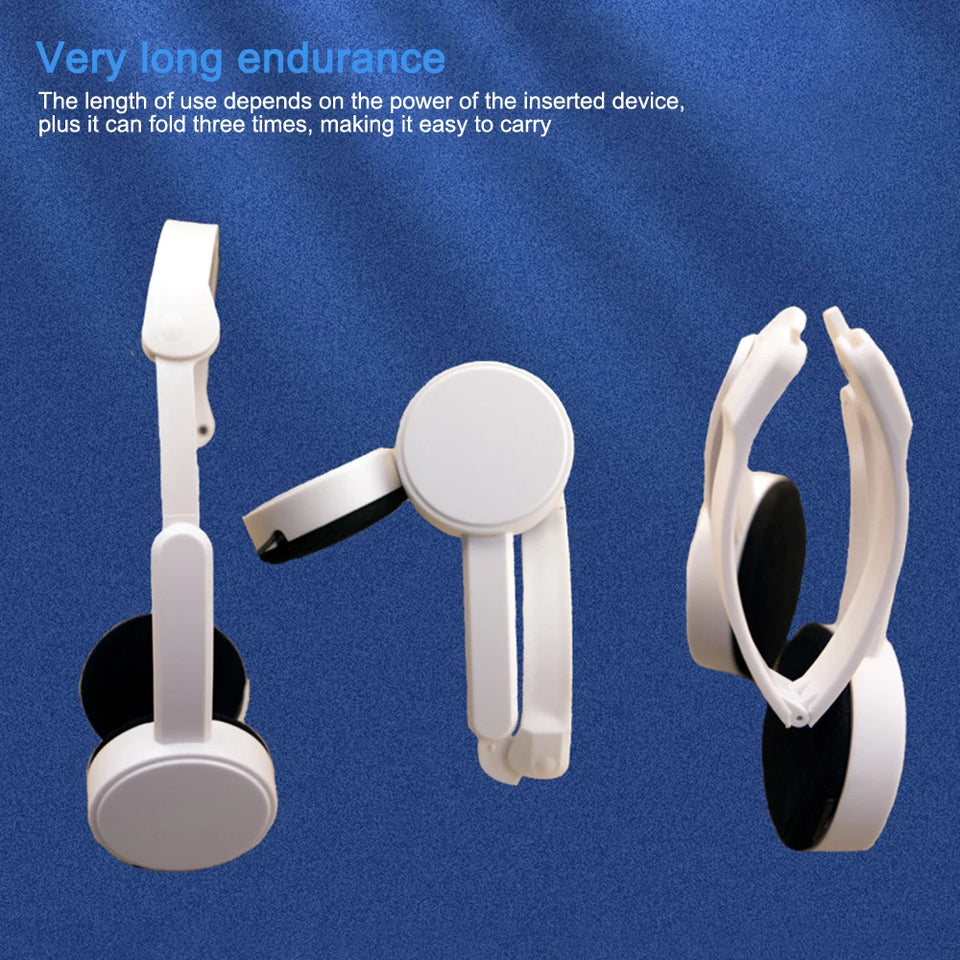 3.5mm Wired Over-ear Headphones Foldable Sports Headset Portable Music Earphones MP4 MP3 Smartphones Laptop