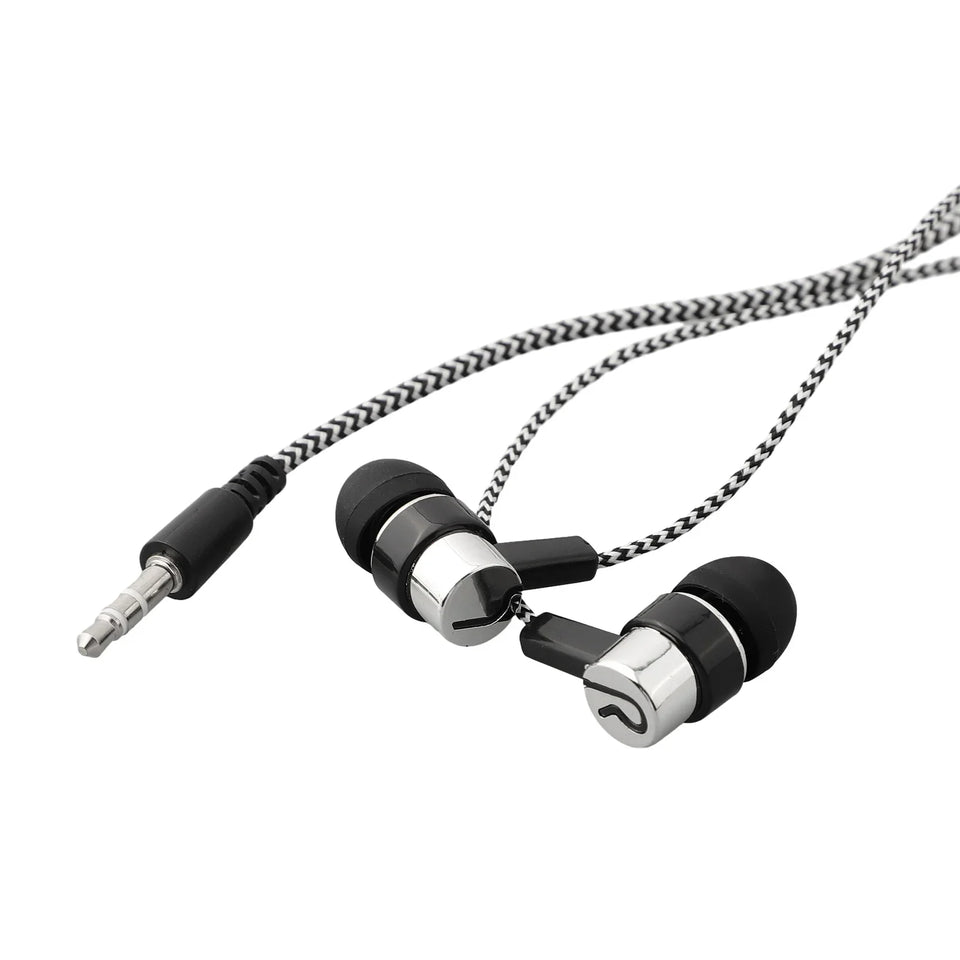 Wired Headphones With Mic In-ear Sports Headphone 3.5 Mm Audio Jack In-Ear Stereo Earbuds Mobile Headphones For Phone Pc