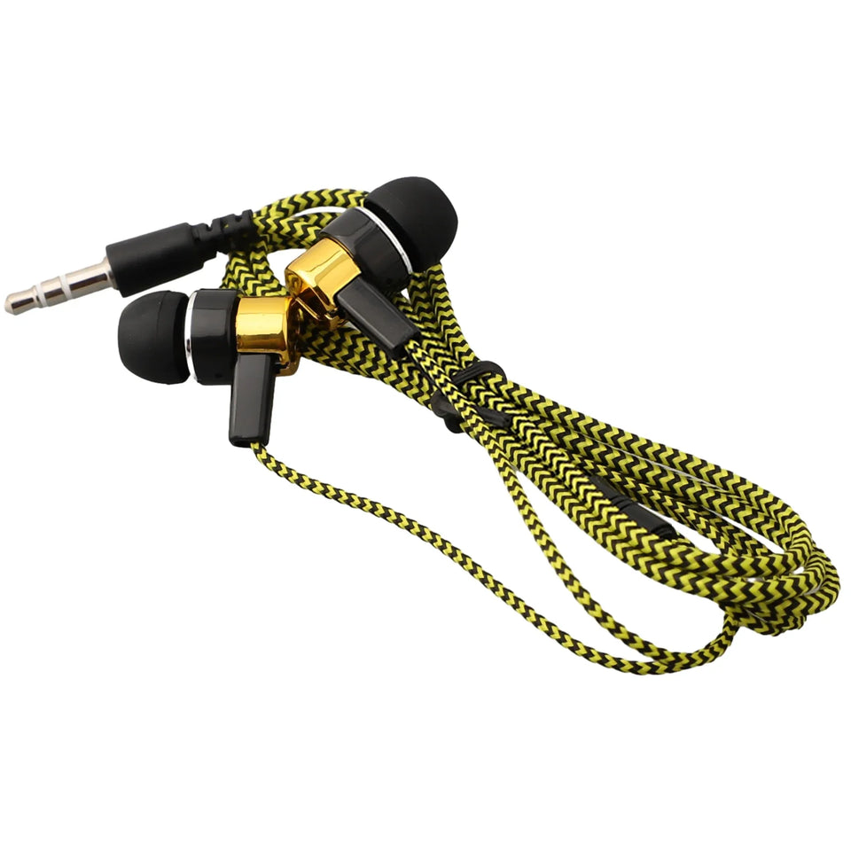 Wired Headphones With Mic In-ear Sports Headphone 3.5 Mm Audio Jack In-Ear Stereo Earbuds Mobile Headphones For Phone Pc