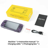 X39 Pro Handheld Game Console 4.5 Inch IPS Screen 3000mAh Rechargeable Video Game Console With 4000+ Games Support 2 Players