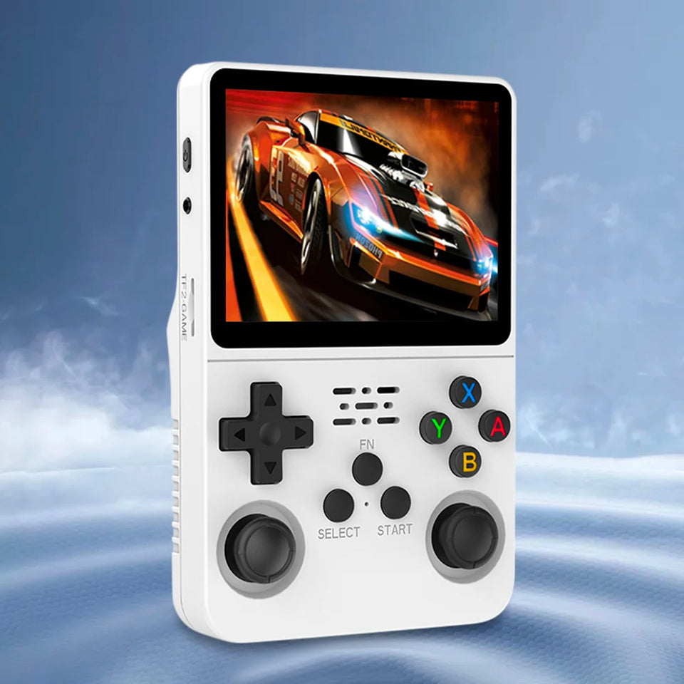 R36S Retro Handheld Video Game Console Linux System 3.5 Inch IPS Screen Handheld Game Players 10000 Games Gift for Kids Adults