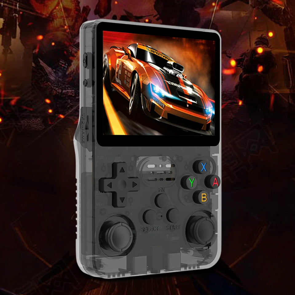 R36S Retro Handheld Video Game Console Linux System 3.5 Inch IPS Screen Handheld Game Players 10000 Games Gift for Kids Adults