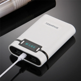 HAWEEL DIY 4X 18650 Battery (Not Included) 10000MAh Power Bank Shell Box with 2 USB Output & Display for Smartphones-B