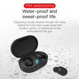 E6S Wireless Headset Ultra Long Playtime Portable Headphones With Charging Case Mic Waterproof LED Earphones For Sports Working