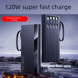 22.5w Portable 10000/20000mah Power Bank Usb Type-c Mirco Lingting Output External Battery Charger Powerbank Suitable For Apple