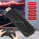 New X2 Plus Game Stick 4K GD10 Retro Video Game Console 2.4G Wireless Controller HD-Out 40000 Games For PSP/N64/PS1