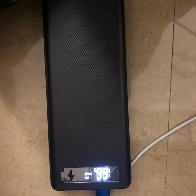 Quick Charge Version 10X18650 Power Bank Case Dual USB Mobile Phone Charge QC 3.0 PD 18650 Battery Holder Charging Box