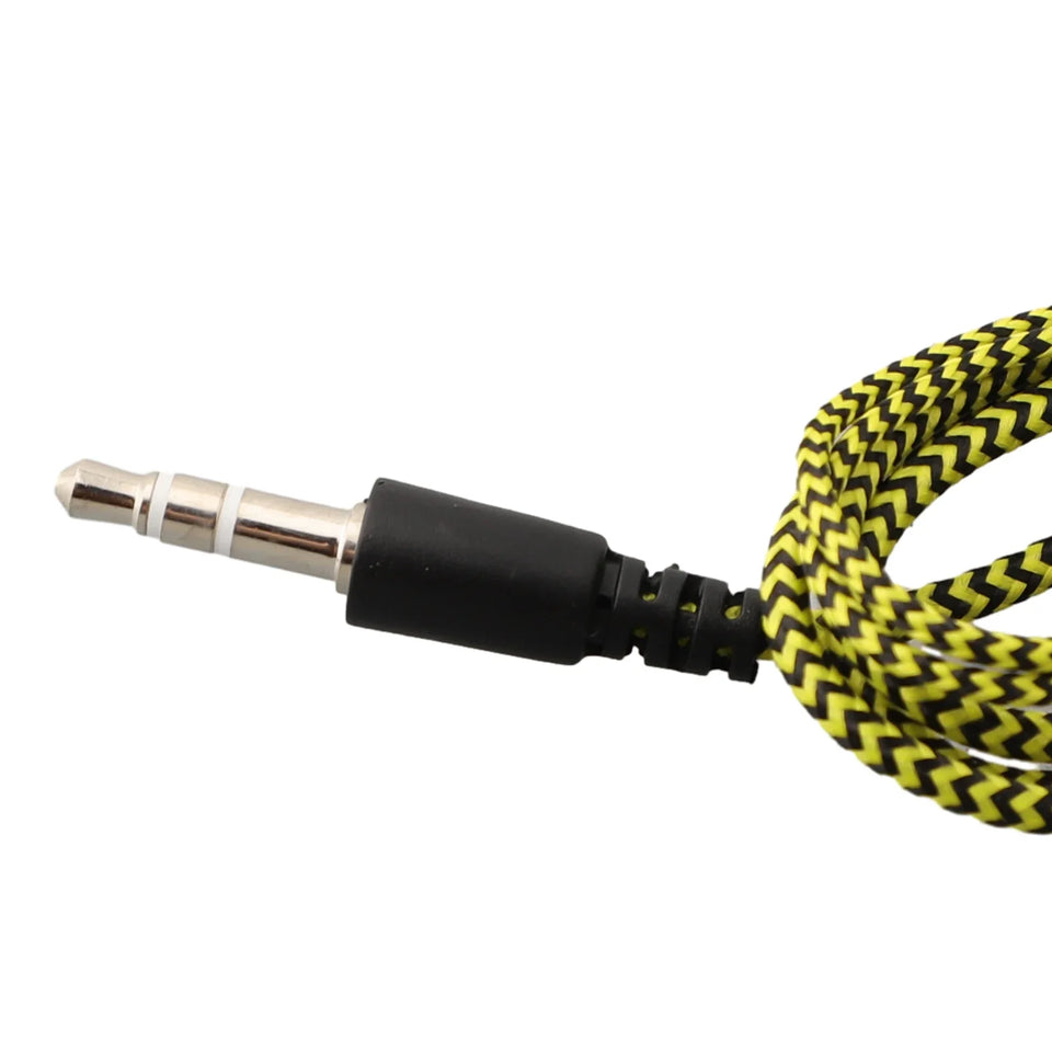 Wired Headphones With Mic In-ear Sports Headphone 3.5 Mm Audio Jack In-Ear Stereo Earbuds Mobile Headphones For Phone Pc