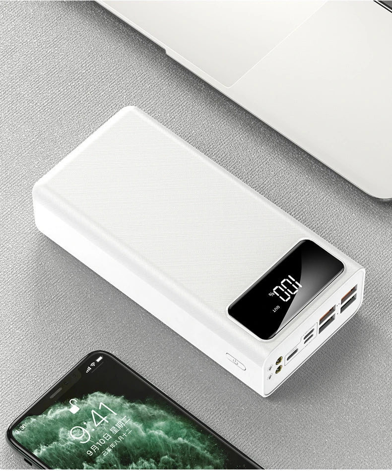 BCAK 80000mAh Large-capacity Charging Treasure  60000 Digital Display 5w Fast Charging Outdoor 100000 Mobile Power Gift Wholesal