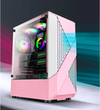 HUANANZHI Gaming PC X99-AD4 Motherboard Xeon 2678 V3 2680 V4 CPU Cooler 4*16G RAM 500G M.2 SSD GPU GTX1660 6GD5 750W PSU PC Case