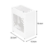 A07 Desktop Case MINI ITX Case Supporting 1U Power Supply Computer Chassis Aluminum Alloy PC Gaming Small Chassis PC Accessories