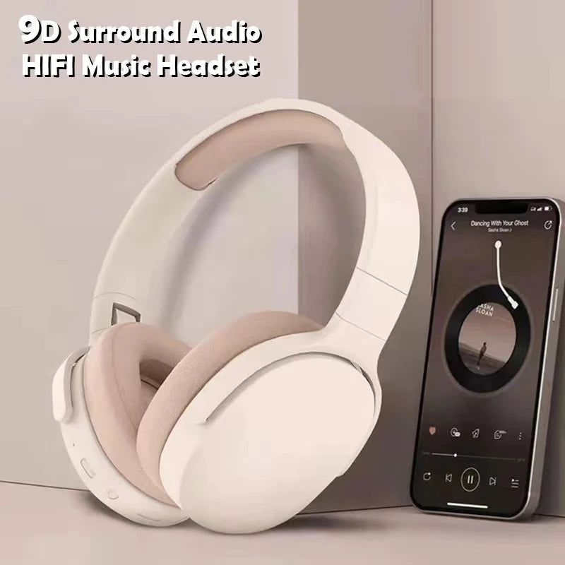 P2961 Wireless Bluetooth Headphones Over Ear HIFI Stereo Headsets True Sports With Earphones TF/AUX Music Player with Mic Gifts