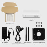 XCY Office Mini PC Intel i7 4500U i5 4200U 3317U Support Windows 10 Linux HDMI VGA Display WiFi Gigabit Ethernet THPC Barebone