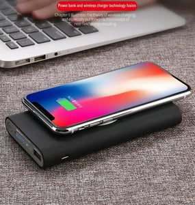 200000mAh Wireless Power Bank Two-way Super Fast Charging Powerbank Portable Charger Type-c External Battery Pack for IPhone