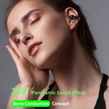 Bluetooth 5.3 Ear Clip Headphones TWS Wireless Earphones Earclip HiFi Stereo Noise Reduction Headset Low Latency Earbuds