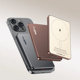 Magnetic Power Bank 5000mAh, Wireless Portable Charger, 20W Fast Charging Battery Pack with USB-C,Compatible iPhone Samsung