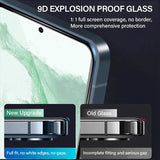 2PCS Tempered Glass For Samsung Galaxy S21 S22 S23 Plus S24 Ultra Screen Protector Fingerprint Unlocking Galaxy S21 S20 FE Glass