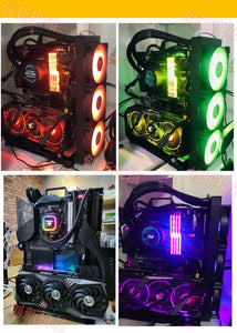 DIY Gamers Cabinet MOD ITX MATX PC Case Open Frame Aluminum Creative ATX EATX Tower Desktop Gaming Computer Chassis Rack