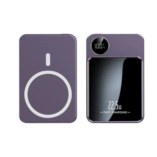 Magnetic Qi Wireless Power Bank PD 20W Fast Charging 20000mAh Portable Powerbank for IPhone 15/14/13/12 Xiaomi Huawei Samsung