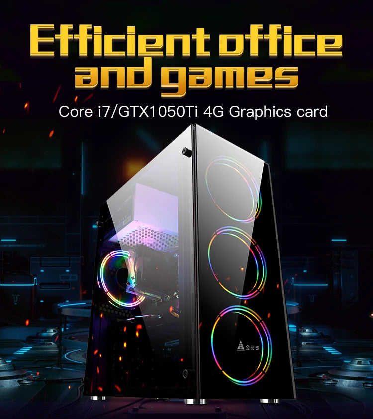 AOTESIER Pc gamer high quality Core A8 9600/240G SSD/A8 7680/500G HDD/8G RAM 16G RAM desKtop computer gaming computers for game