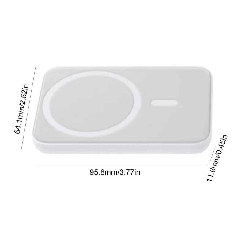 Power Bank Magnetic Foldable Compact Power Bank Portable Charger Fast Charging Large-Capacity Wireless Power Bank For Phone